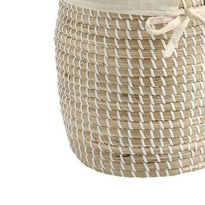 Decorative <b>Wicker</b> <b>Basket</b> for Living Room Handmade Storage Organizer Wholesale Supplier from Vietnam - Product Image 2
