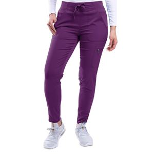 Pantalon de jogging à la mode avec poches latérales à glissière pour dames jambe large logo privé imprimé pantalon long - Product Image 1