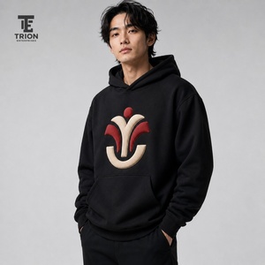 Sweats à capuche d'hiver personnalisés, vente en gros, nouveauté 2026, sweats à capuche pour hommes imprimés en relief, sweats à capuche en coton personnalisés avec impression 3D en relief de qualité supérieure - Product Image 1