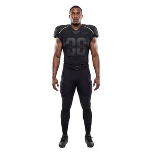 Conjunto de Uniforme de Fútbol Americano Sublimado, Malla Transpirable, Manga Corta, Cuello en V, Tallas Grandes para Adultos - Product Image 2