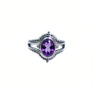 Anillo de Amatista de 2.7 Gramos, Accesorio Elegante y con Estilo para Mujer - Product Image 2