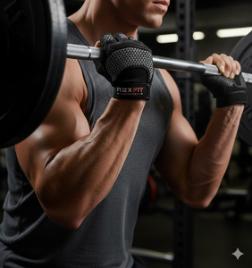 REXFIT SPORTS Gants de musculation avec support de poignet pour l'entraînement et le fitness, tractions, cyclisme, haltères - Product Image 3