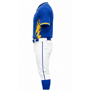 Baseball Jersey <b>Pants</b> Set Breathable Fabric Comfortable Team Outfit New Arrival Baseball Uniform - Product Image 5