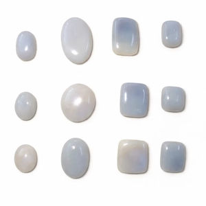 Ópalo gris natural, corte ovalado, cabujón suelto, piedra preciosa de Rajastán, pulido para la fabricación de joyas - Product Image 1