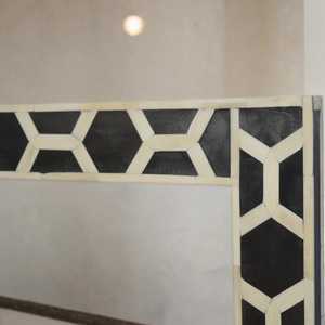 Art Deco <b>Rectangle</b> <b>Wall</b> <b>Mirror</b> With Geometric Bone Inlay Design Handmade Wood Frame Decorative Home Accent <b>mirror</b> Customized - Product Image 2