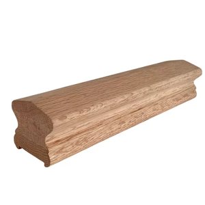 Barandal de Escalera Redondo de Madera de Roble Rojo Sólido 6310P de Alta Gama, Tamaño Personalizado, Ecológico, Duradero, 1 Año de Garantía - Product Image 2