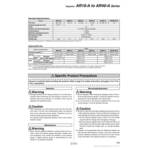 Regulador de presión de tipo modular de SMC Pneumatics DE LA PRESIÓN DE LA AR40-06G-Y-A - Product Image 2