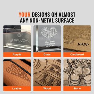 เครื่องแกะสลักเลเซอร์ CO2ตั้งโต๊ะ40W 12x8 11.8 IPS เครื่องตัดเลเซอร์ท่อเลเซอร์ระบายความร้อนด้วยน้ำเข้ากันได้กับการตัดกระจกหน้าต่าง - Product Image 4