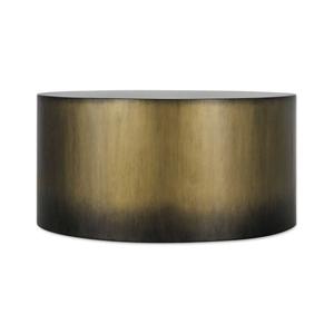 Table en laiton en métal de luxe meubles de salon à la maison table basse finie antique en laiton en métal de forme ronde - Product Image 1