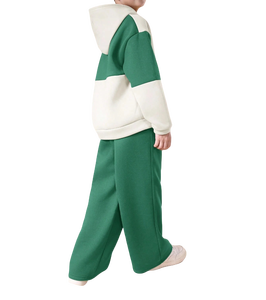 Survêtement à capuche décontracté pour enfants, tendance, best-seller, surdimensionné, en molleton 100 % coton de haute qualité, matière douce, hiver - Product Image 2