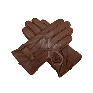 Gants de sport en cuir unis, écologiques, légers, respirants, compatibles écran tactile, qualité supérieure, tendance, nouvelle collection quatre saisons - Product Image 3