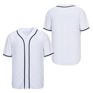 Maillot de baseball en stock, tenue décontractée d'entraînement, broderie personnalisée, impression de numéros et de lettres, chemise de baseball boutonnée - Product Image 5