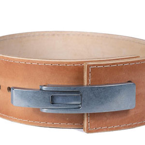 Ceinture de musculation en cuir de vachette épaisse de 10 mm, ceinture de musculation à boucle à levier, ceinture de musculation réglable en cuir - Product Image 3