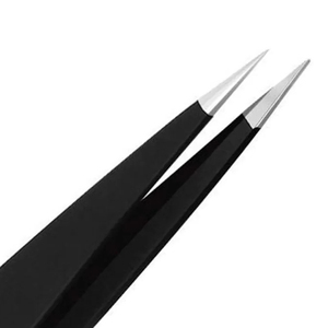 Pince à cils à pointe lisse en acier inoxydable, logo personnalisé, outil professionnel pour extensions de cils 531 - Product Image 6