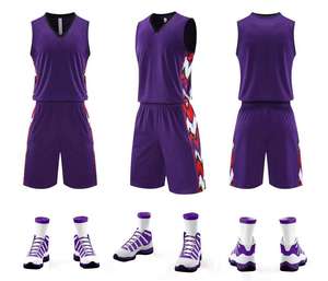 Hot Sale Best Design Printed Basketball Kit / Basket Ball Sports Uniform/Sublimation Team Wear Breathable Basketball Uniform - Product Image 2