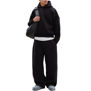 Conjunto Deportivo Informal de Algodón 100%, Sudadera con Capucha Extra Grande de Alta Calidad Personalizada, Conjunto Deportivo de Invierno para Usar en la Calle - Product Image 3