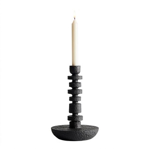 <b>Twisted</b> Shape Iron Material Vintage Design Taper <b>Candle</b> Holder in Ideally For Home Decor Wedding Party Birthday Festivals - Product Image 2