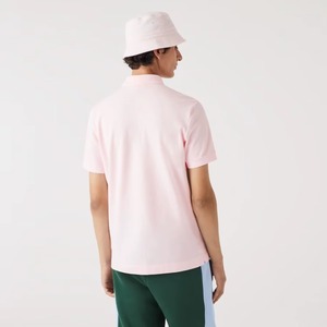 เสื้อยืดผู้ชายสีชมพูล้วน ผ้าฝ้ายพรีเมียม คอปกเรียบ แขนสั้น สำหรับเล่นกอล์ฟ ใส่สบาย ระบายอากาศได้ดี คุณภาพสูง เหมาะสำหรับฤดูร้อน - Product Image 3