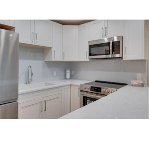 Unidades de Almacenamiento, Gabinete CANA Personalizado, Blanco, Estilo Shaker, Cocina Modular en Forma de U, Despensa, Base y Gabinetes de Cocina Colgantes de Pared - Product Image 4