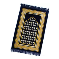 Tapis de prière islamique fait main de haute qualité 2026, lavable, style Dubaï, pour pèlerinage musulman, utilisation domestique, portable, imperméable