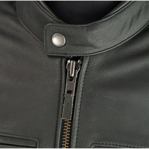 Veste de moto en cuir pour hommes approuvée CE | Veste de motard élégante | Veste d'équitation en cuir durable - Product Image 5