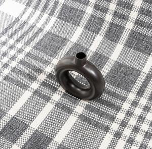 Alfombra Moderna Hecha a Mano de Lana |   Alfombra de Lana Tejida a Mano con Patrón Abstracto y Flecos para Sala de Estar y Dormitorio - Product Image 2