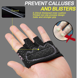 Gants de musculation unisexes avec coussinets de préhension pour l'entraînement en salle de sport – Les meilleurs accessoires de fitness pour la levée de poids - Product Image 2