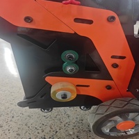 Meuleuse à béton 460S 220V avec tête de meulage mobile VFD, double port d'aspiration, pièces de rechange en stock, livraison directe d'usine