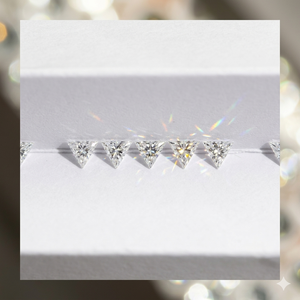 SHRAMAN DIAMOND <b>Triangle</b> Cut 0.75ct Synthetic Lab Grown DEF Color Excellent Cut VVS-VS Clarity Loose Diamonds for Jewelry Making - Product Image 2