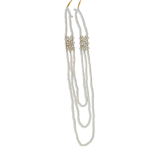 Handmade Natural Pearl Moti Mala Necklace Classic Geometric <b>Rope</b> <b>Chain</b> Beaded Jewelry Unisex Wedding Bulk Supply Beads - Product Image 6