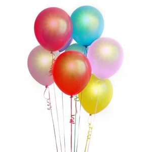 Confezione da sei palloncini da festa a LED a 6 colori con illuminazione a LED - Product Image 1