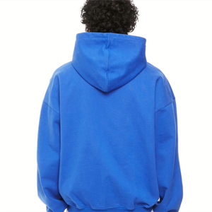 Sweat à capuche 100 % coton pour homme et femme, coupe oversize, manches longues, tricoté, décontracté, fitness, mode, hiver - Product Image 2