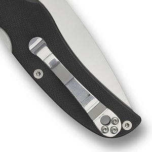 Couteaux pliants professionnels noirs avec lame en acier inoxydable, poignée confortable et trou d'ouverture rond pour le pouce - Product Image 6