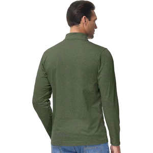 Sweat-shirt d'hiver unisexe de haute qualité à demi-zip, 100 % coton, tissu éponge anti-plis, respirant, design intelligent - Product Image 2