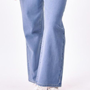 Proveedor Directo de Fábrica, Pantalones Vaqueros Casuales para Mujer, Diseño Nuevo, Jeans Holgados de Mezclilla para Mujer en Venta - Product Image 5