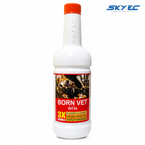 Sirop Herbal BornVet Tonique Utérin à Formule 3X pour le Soutien de la Fertilité Post-Insémination chez les Bovins, Buffleaux, Moutons et Chèvres |   Pack de 500 ml - Product Image 1