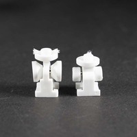 OEM ODM Rouleaux de rideau ondulés modernes en plastique POM de 60 mm pour systèmes de rails, pour mariages, Bar Mitzvah, baptêmes, fabriqués à Taïwan