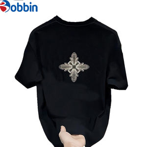 เสื้อยืดผู้ชายไซส์ใหญ่พิเศษ 250 GSM ทรงหลวม ไหล่ตก พิมพ์ลายเรียบง่าย แขนสั้น สกรีนโลโก้ตามสั่ง - Product Image 3