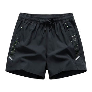 <b>Men</b> Gym <b>Shorts</b> Quick Dry Running Workout Athletic <b>Shorts</b> With Zipper Pockets Breathable Training Fitness <b>Shorts</b> Wholesale - Product Image 1