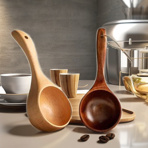 Creative Large Thick Wooden <b>Spoon</b> for <b>Soup</b> Porridge 15ml Capacity Kitchen Pulse Measuring <b>Spoon</b> Available 3 Styles for Parties - Product Image 6