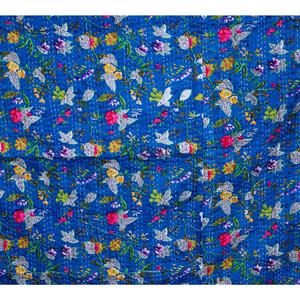Handmade Vintage High-quality 100% Cotton Kantha <b>Quilts</b> <b>Throw</b> Printed Hand Block Print Adults Kuldeep Handicraft for Home Hotel - Product Image 2