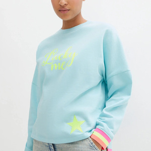 Camiseta de Manga Larga Personalizada al por Mayor para Mujer, Camiseta Informal Premium de Manga Larga con Diseño Personalizado, Ropa de Marca Privada - Product Image 1