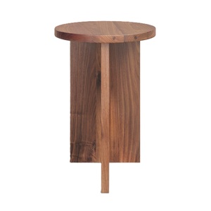 Mesa de Centro Moderna de Madera con Base Cónica, Mueble Minimalista Hecho a Mano para Sala de Estar, Decorativa y Funcional - Product Image 1