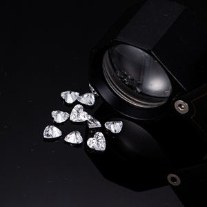 Diamant de laboratoire CVD certifié IGI, taille poire, taille brillant, pureté VS1 excellente, couleur D, Icedjewelz Heart LG Model Factory - Product Image 5