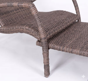 Modern <b>Outdoor</b> Wicker Rattan Sun Lounger <b>Chair</b> Reclining Beach Pool Side Daybed Furniture Wholesale - Product Image 4