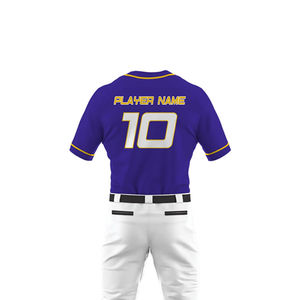 Uniforme de Béisbol Ligero 100% Poliéster, Transpirable, de Secado Rápido, con Impresión por Transferencia de Calor, Conjuntos Personalizables, Último Modelo Corto - Product Image 6