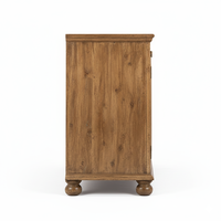 Buffet à deux portes en bois massif de la collection Luxury Majestic Branches, meuble de rangement moderne pour salon et hôtel