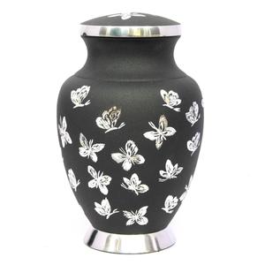 Pink Aluminium Memorial Urn Threaded Lid Cremation Keepsake <b>Casket</b> Engraved Floral Human <b>Ashes</b> Funeral Use - Product Image 4