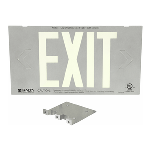 Señal de Salida Fotoluminiscente BradyGlo - Marcador de Ruta de Evacuación de Emergencia de PVC/PC - Product Image 2