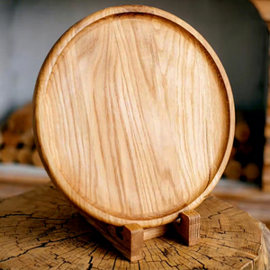 Assiettes en feuilles de palmier de qualité supérieure avec vaisselle jetable compostable pour les mariages, la restauration, les hôtels et les restaurants - Product Image 1